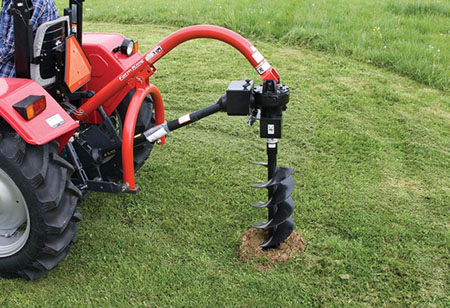 Farm King Post Hole Digger for 3 Point Hitch Tractors